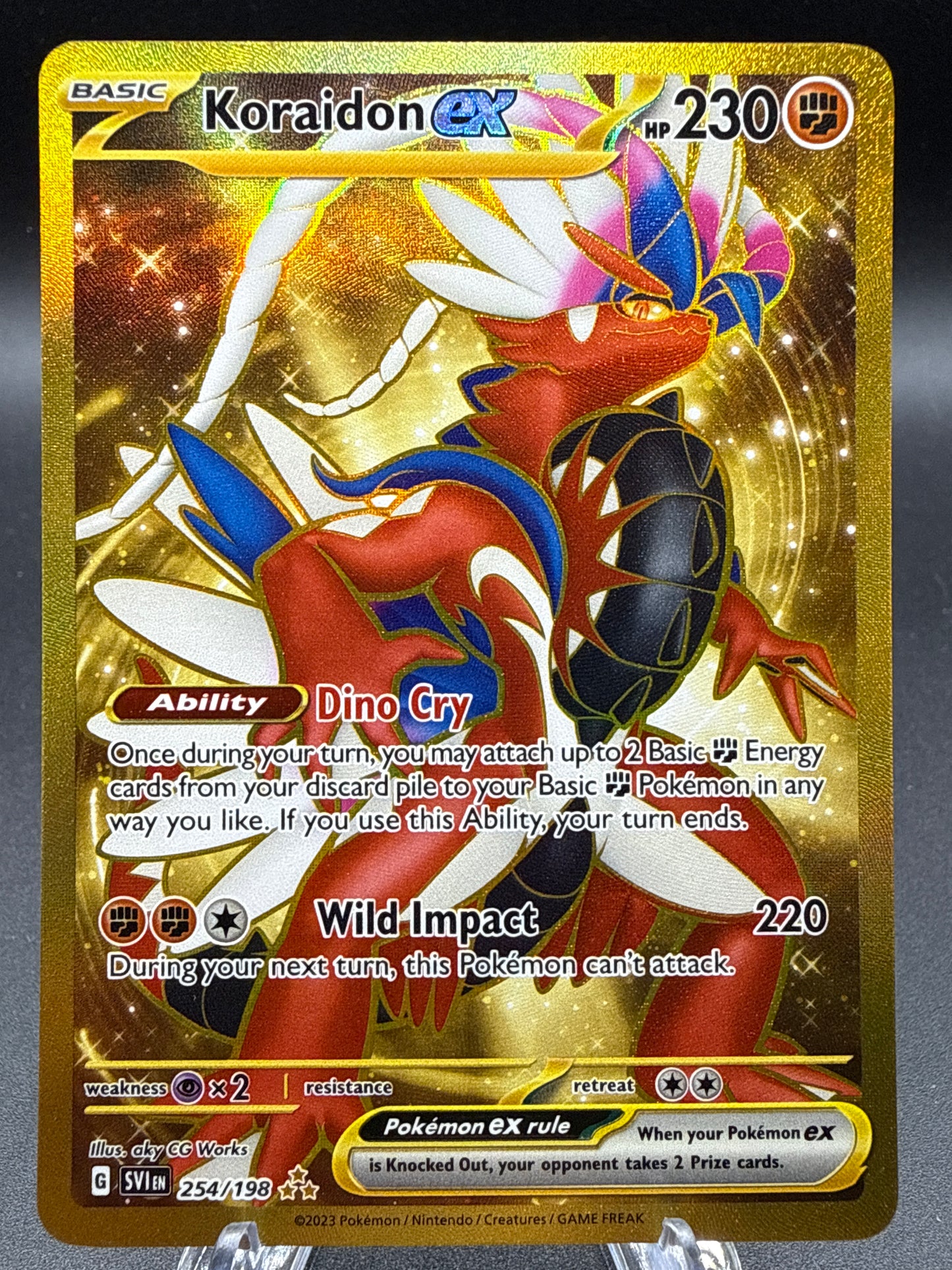 Pokémon TCG: 2023 Koraidon EX - 254/198 - SV: Base Set