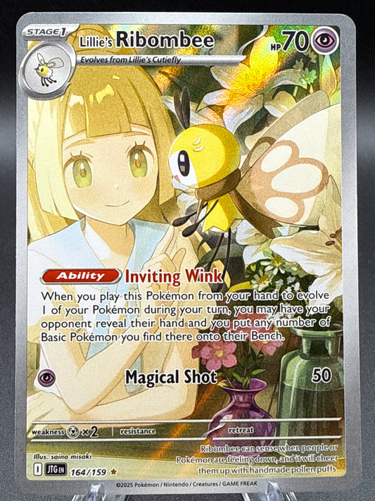 Pokémon TCG: 2025 Lillie's Ribombee - 164/159 - SV09: Journey Together