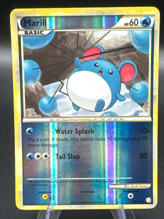 Pokémon TCG: 2010 Marill 74/123 - HeartGold SoulSilver Reverse Holo