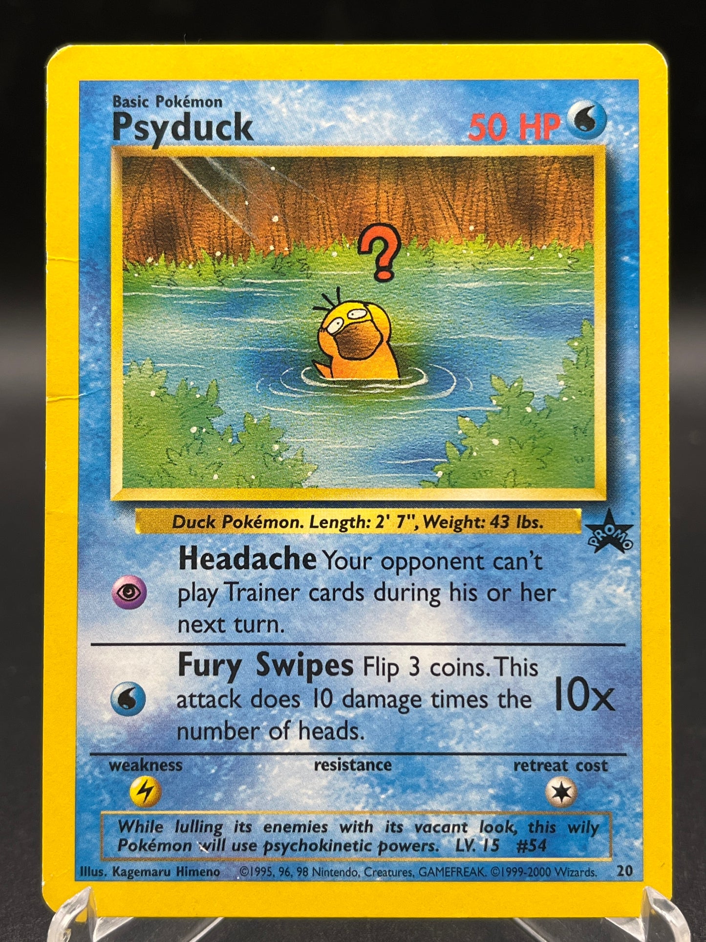 Pokémon TCG: 2000 Psyduck #20 WoTC Promo