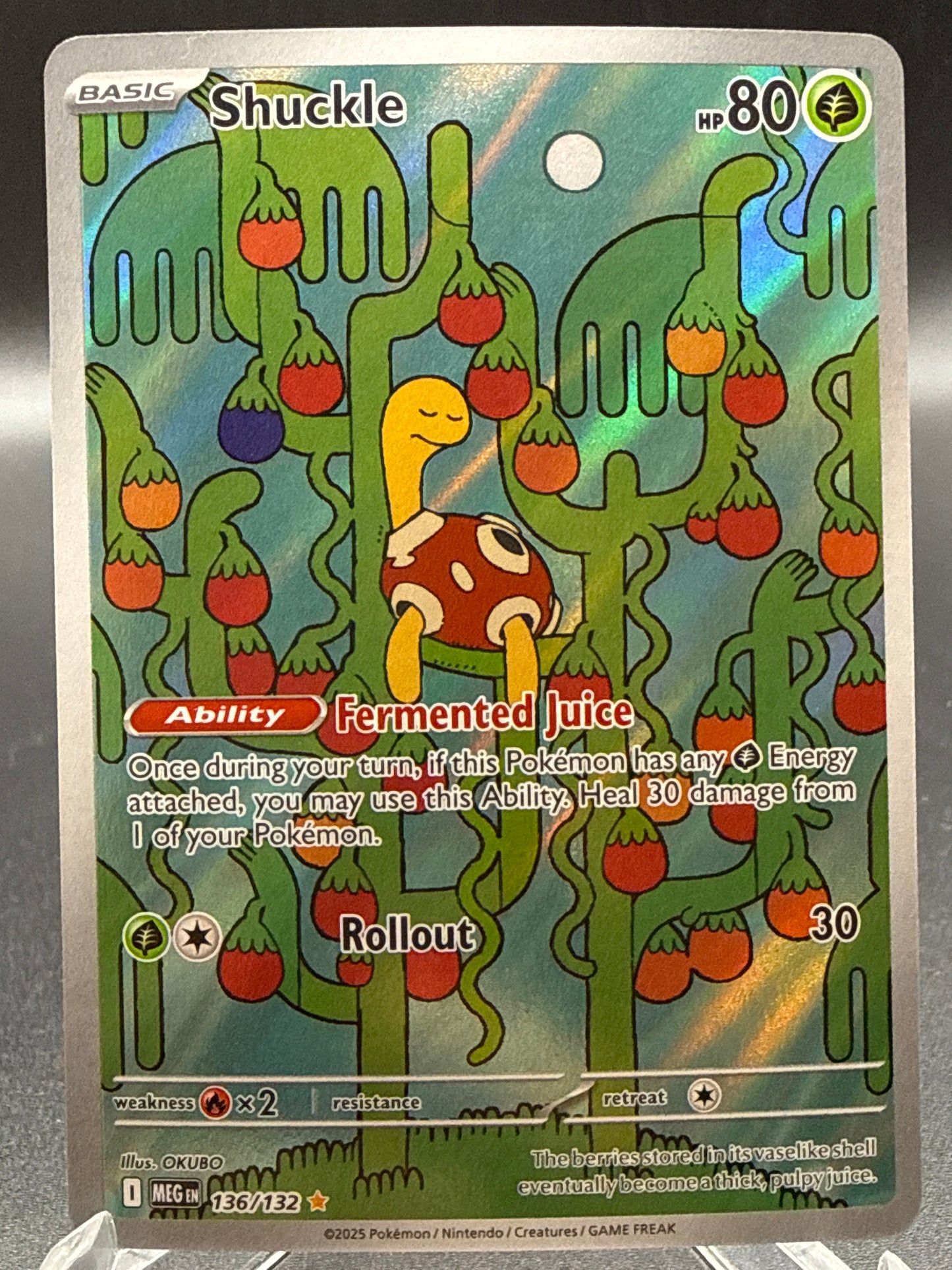 Pokémon TCG: 2025 Shuckle - 136/132 - MEG: Mega Evolution