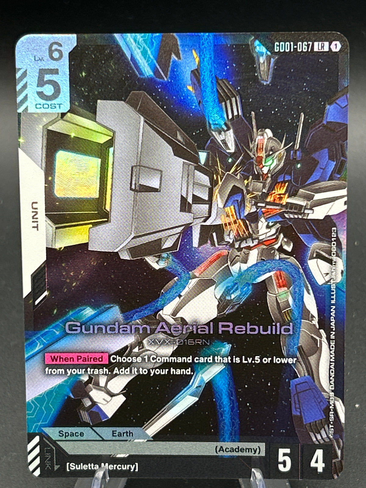 Gundam TCG: Gundam Aerial Rebuild - GD01-067 - LR - Newtype Rising (GD01)