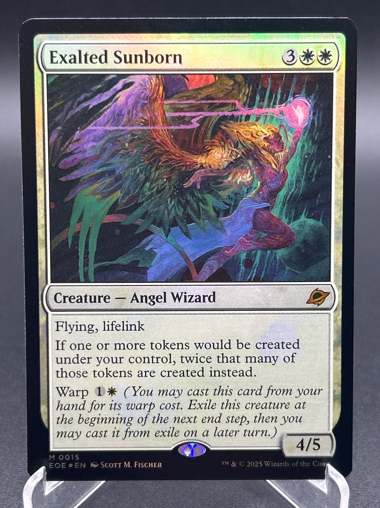 MTG TCG: Exalted Sunborn (Foil) M 0015 EOE: Edge of Eternities