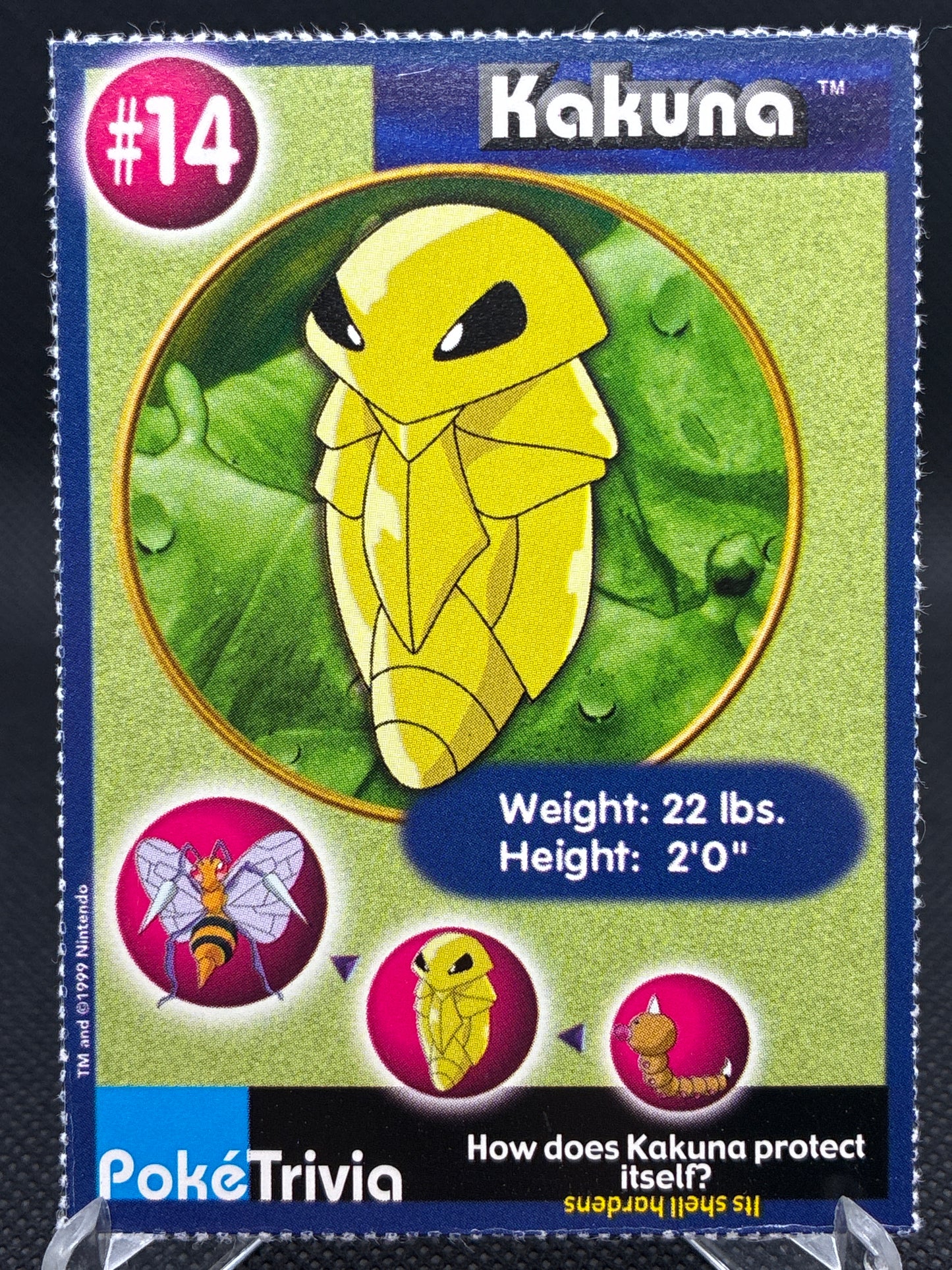 Pokémon TCG: 1999 Kakuna #14 - Burger king Poke trivia
