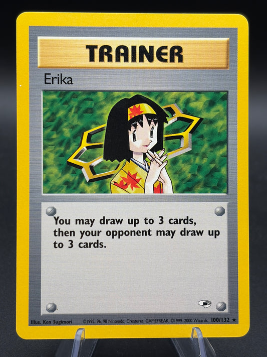 Pokémon TCG: Erika (100) - Gym Heroes (G1)