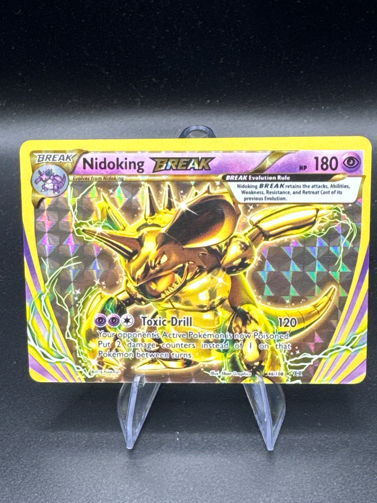 Pokémon TCG: 2016 Nidoking Break 46/108 XY: Evolutions