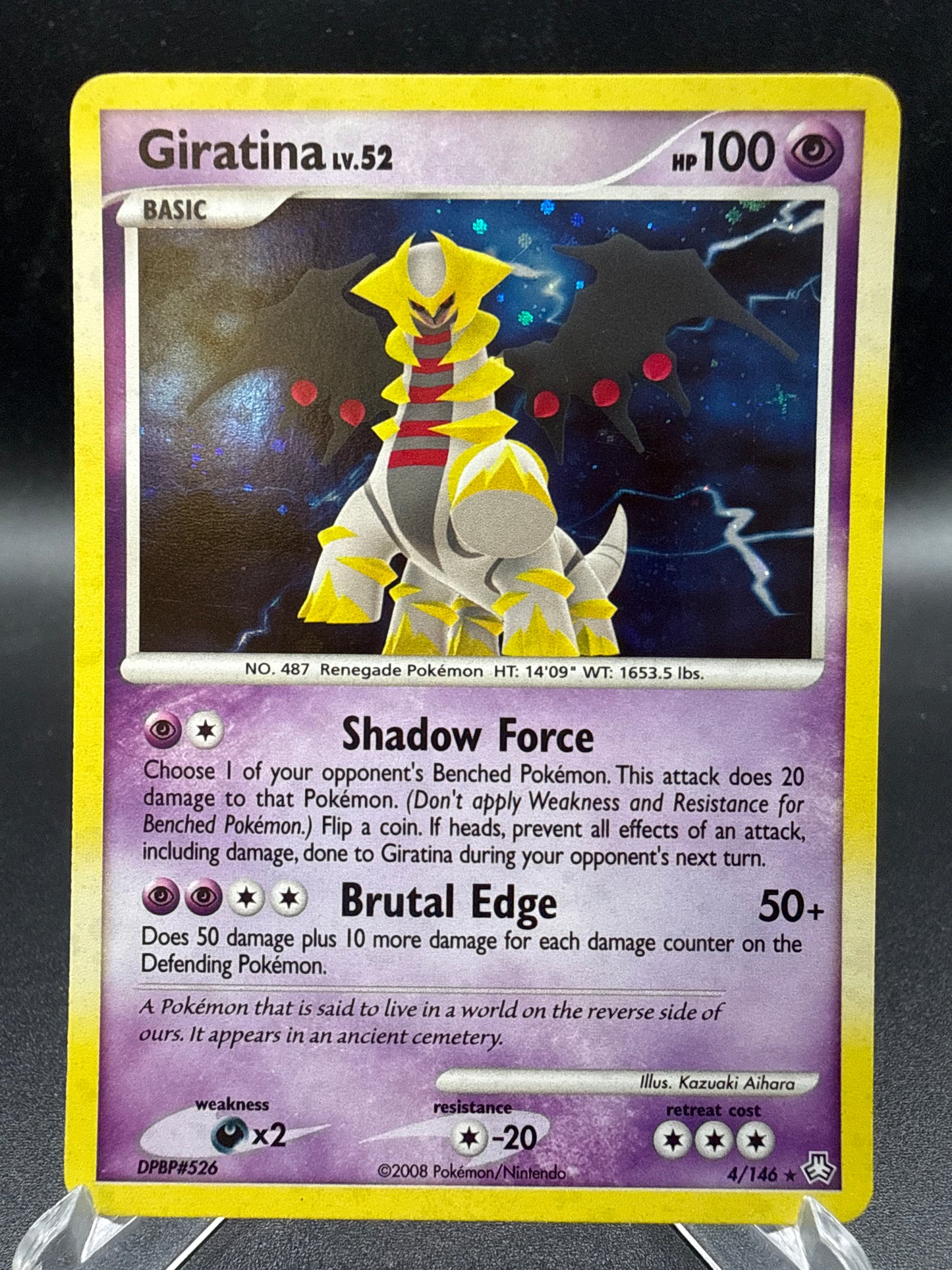 Pokémon TCG: 2008 Giratina 4/146 - Legends Awakened Holo