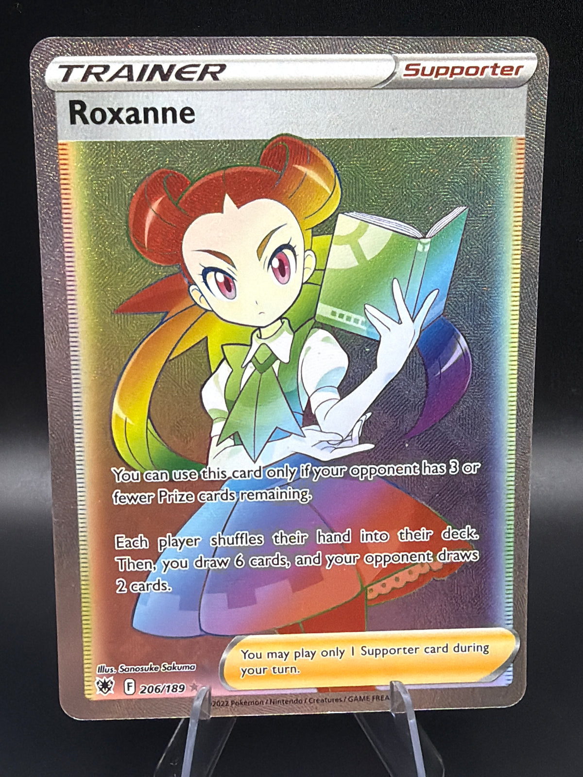 Pokemon TCG: 2022 Roxanne 206/189 Astral Radiance Rainbow