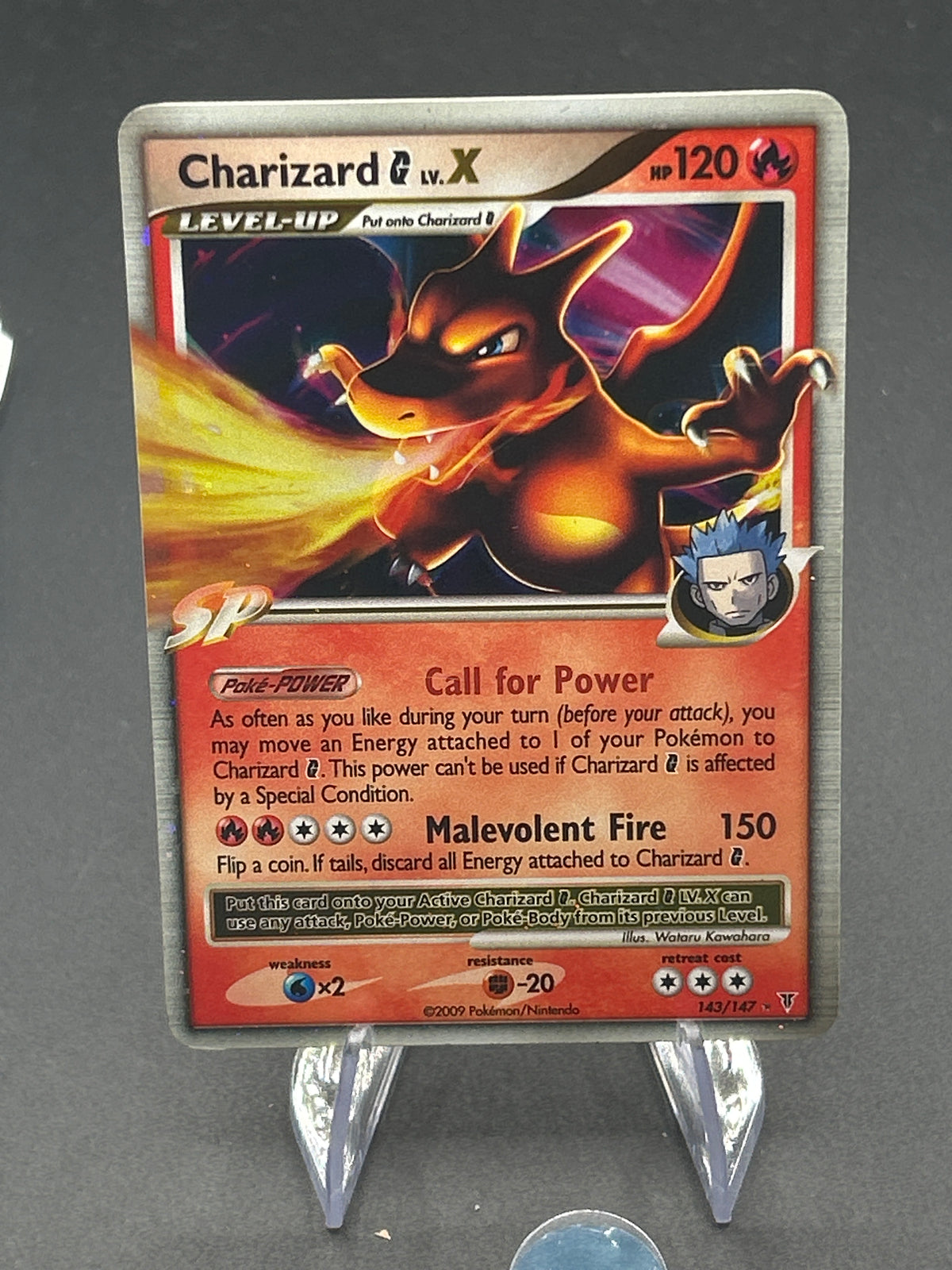 Pokémon TCG: 2007 Charizard G LV.X 143/147 DP: Supreme Victors - DMG