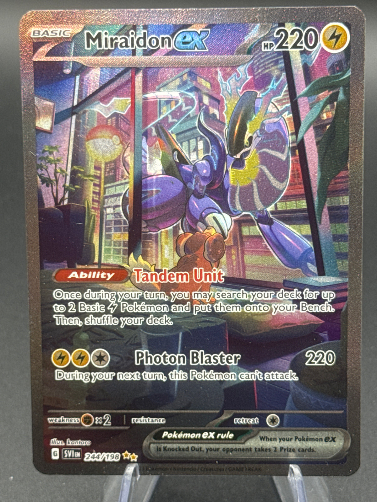 Pokémon TCG: 2023 Miraidon ex - 244/198 - SV01: Scarlet & Violet Base Set