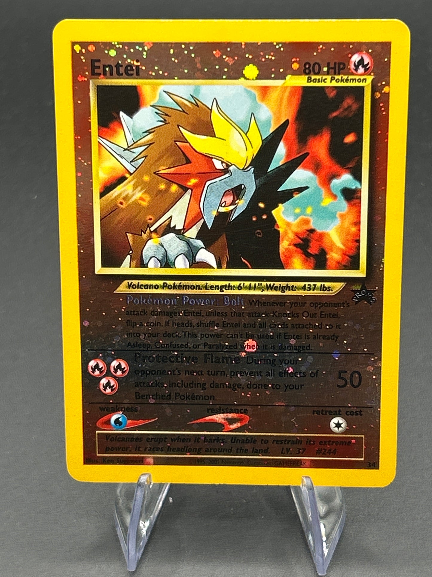 Pokémon TCG: 2001 Entei - #34 - WoTC Promo