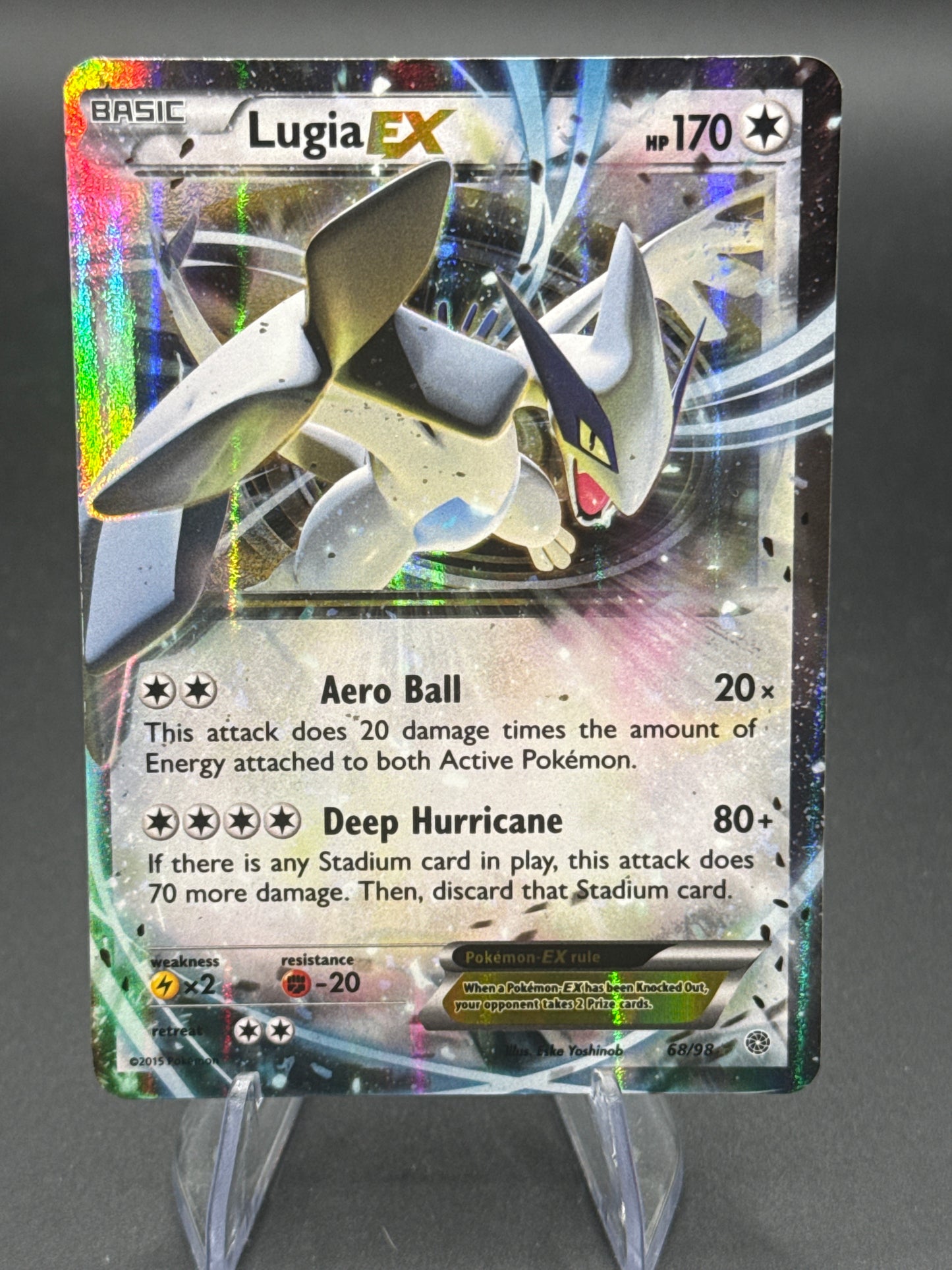 Pokémon TCG: 2015 Lugia EX 68/98 XY: Ancient Origins