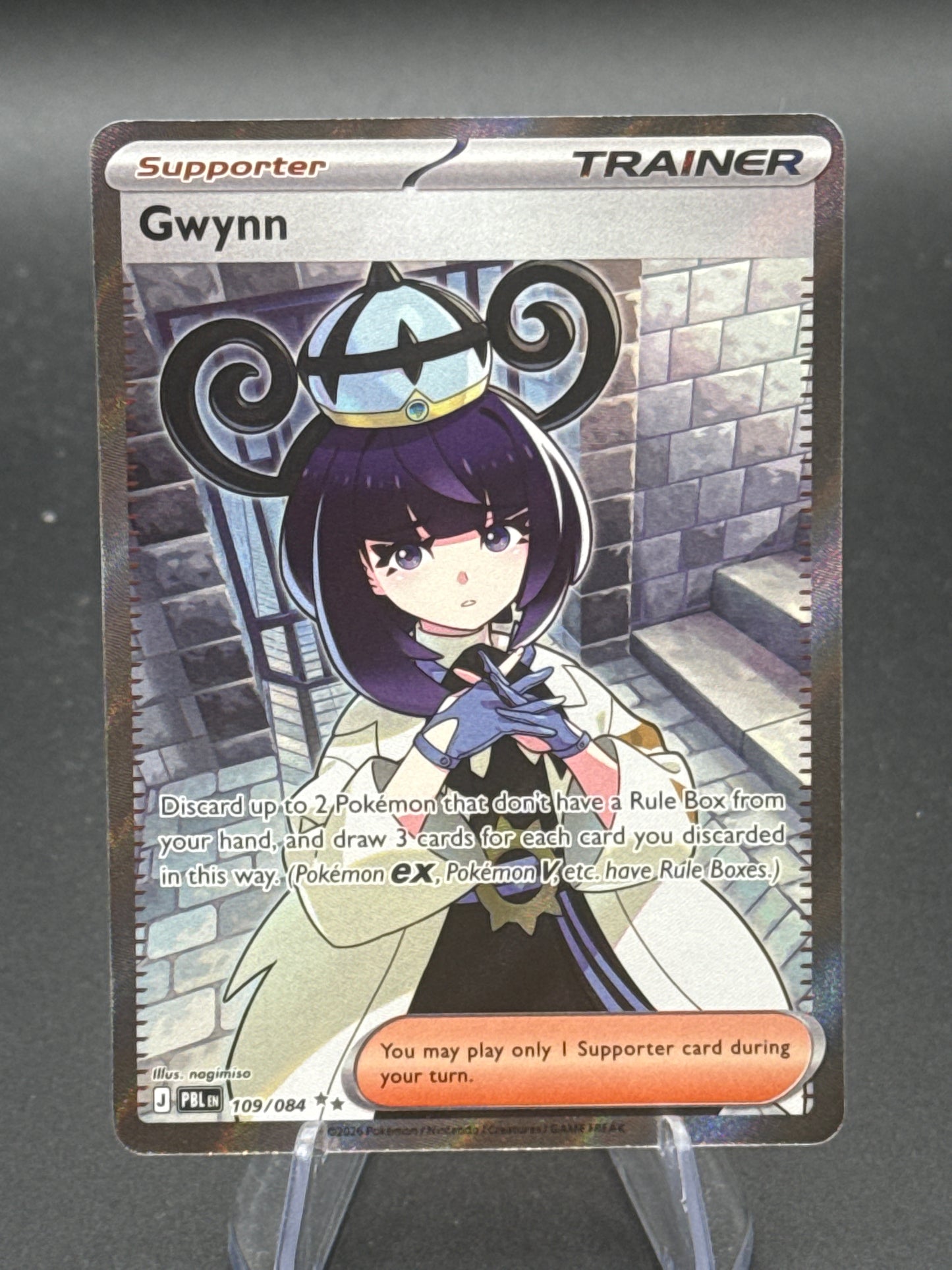 Pokémon TCG: 2026 Gwynn - 109/084 - ME05: Pitch Black