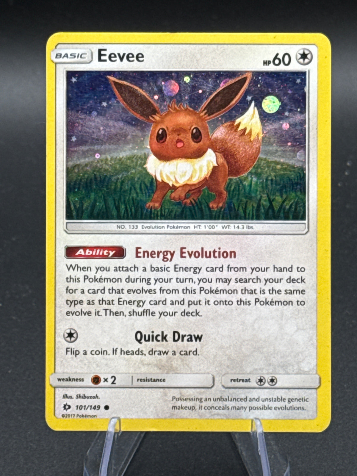 Pokémon TCG: 2017 Eevee 101/149 General Mills Promo