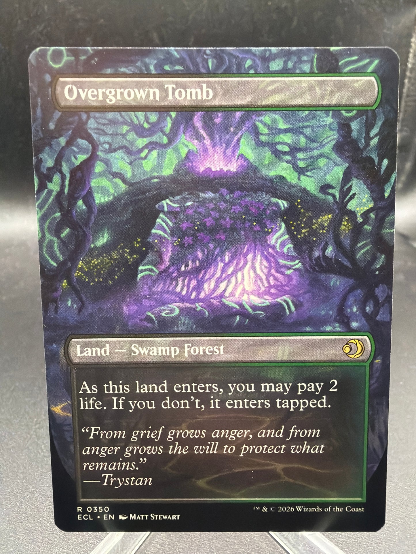 MTG TCG: Overgrown Tomb R 0350 - Lorwyn Eclipsed (ECL)