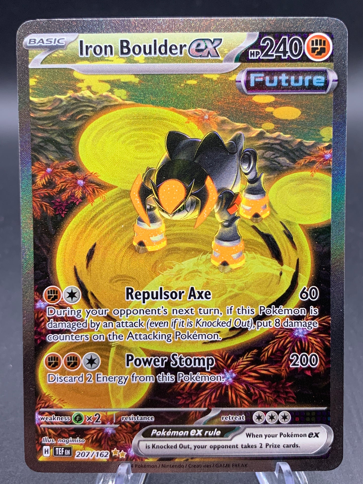 Pokémon TCG: 2024 Iron Boulder ex - 207/162 - S&V: Temporal Forces