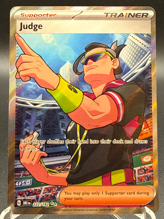 Pokémon TCG: 2025 Judge 222/182 SV: Destined Rivals