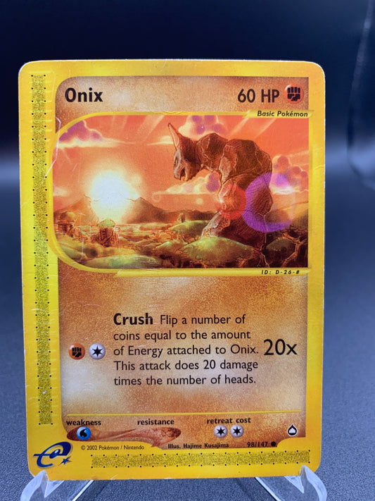 Pokémon TCG: Onix 98/147 - Aquapolis