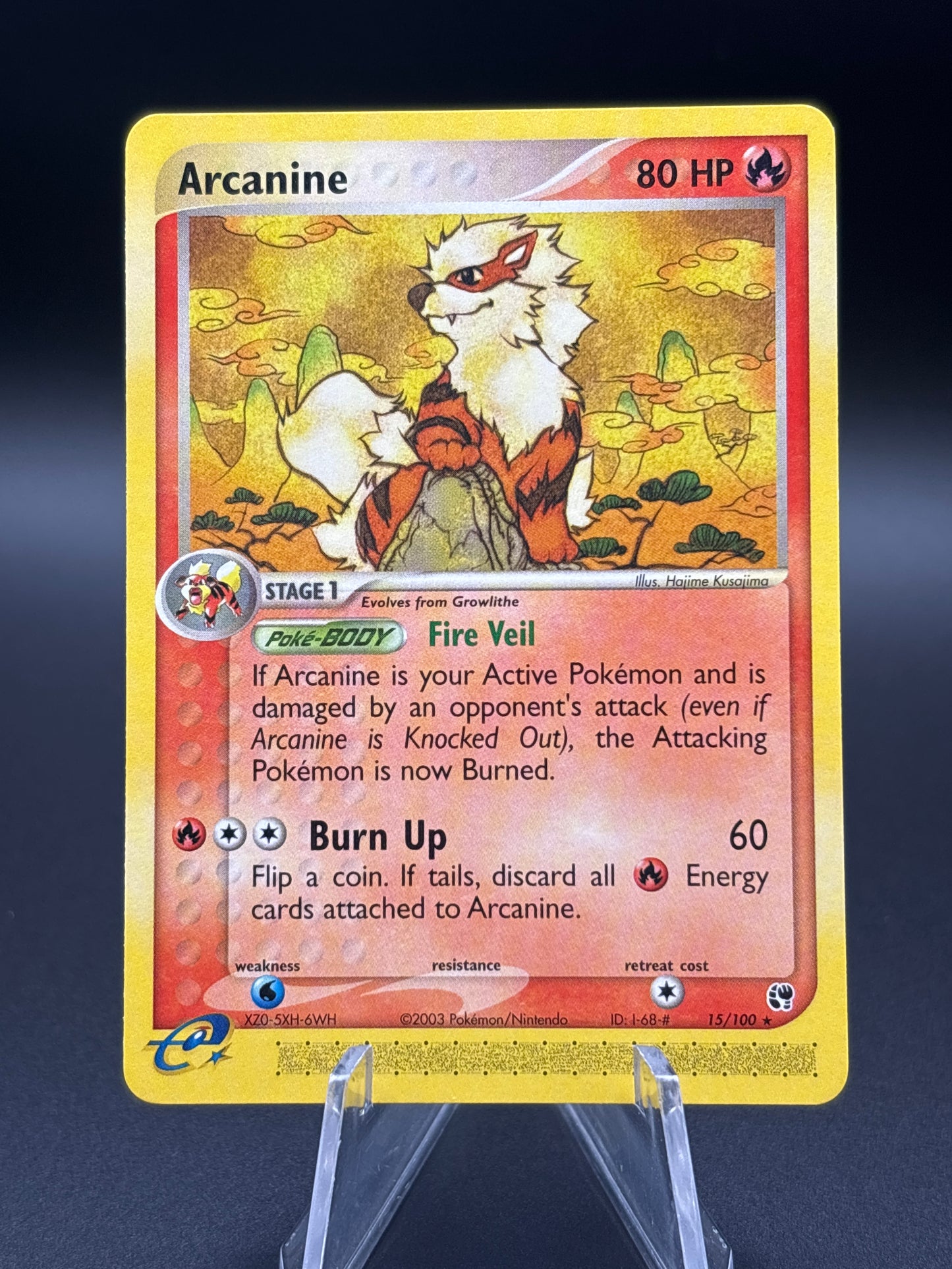 Pokémon TCG: 2003 Arcanine 15/100 - Sandstorm