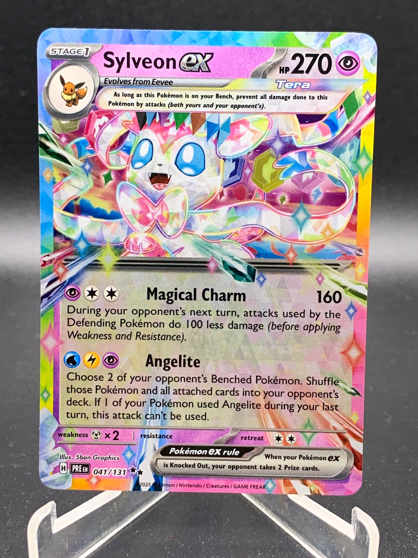Pokémon TCG: 2024 Sylveon ex - 041/131 - SV: Prismatic Evolutions