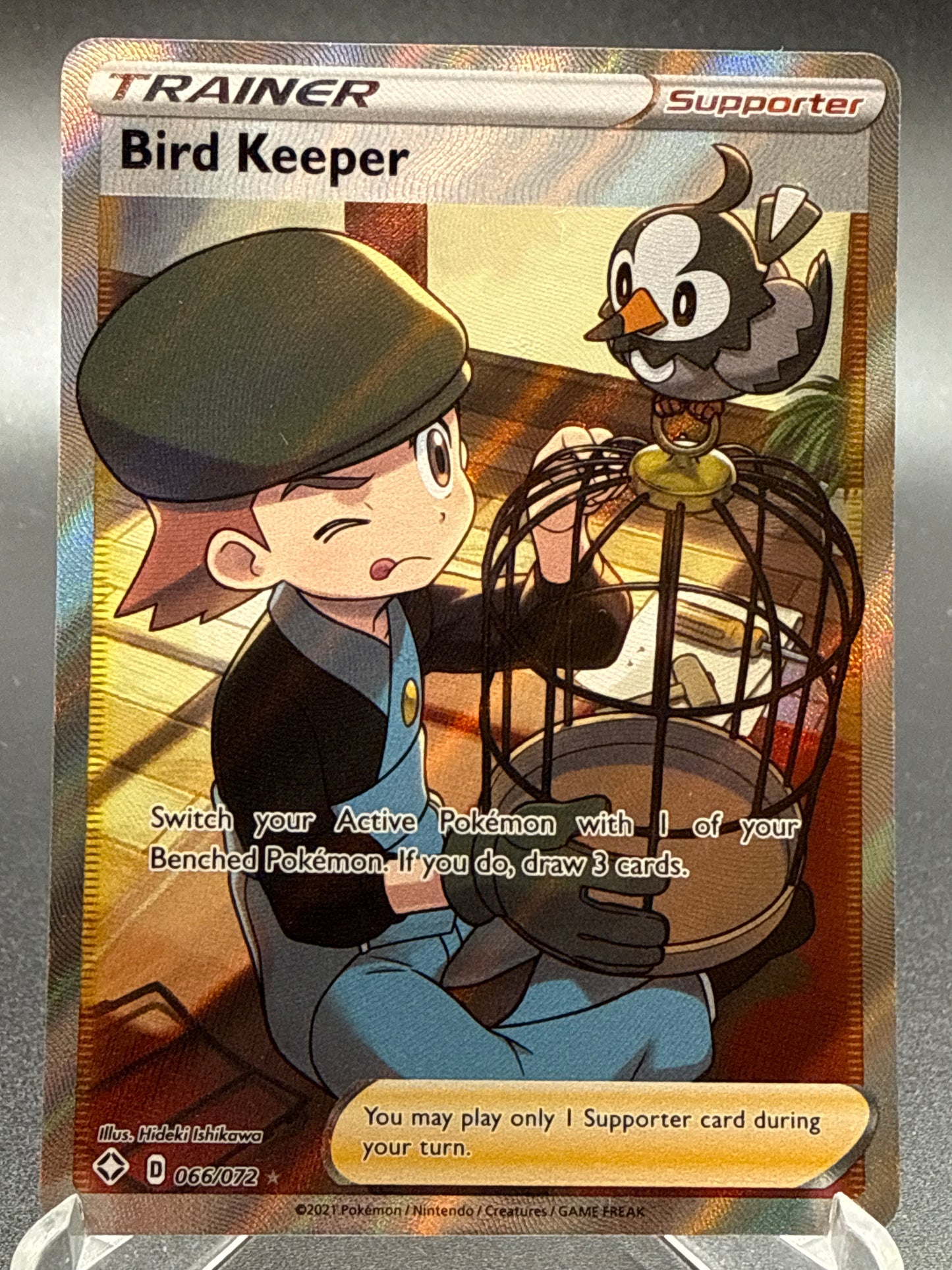 Pokémon TCG: 2021 Bird Keeper 066/072 SWSH: Shining Fates