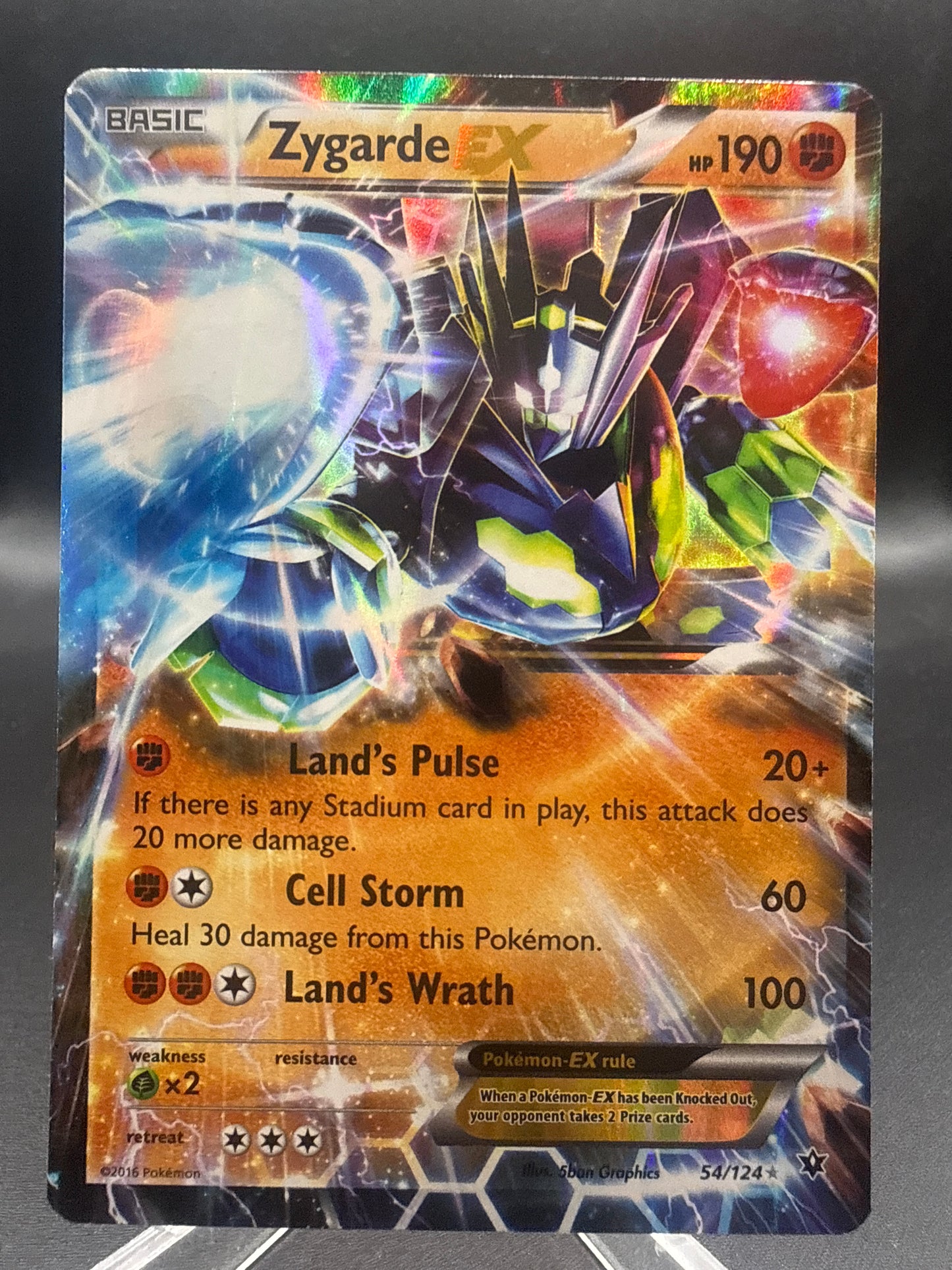 Pokémon TCG: 2016 Zygarde EX 54/124 - XY - Fates Collide