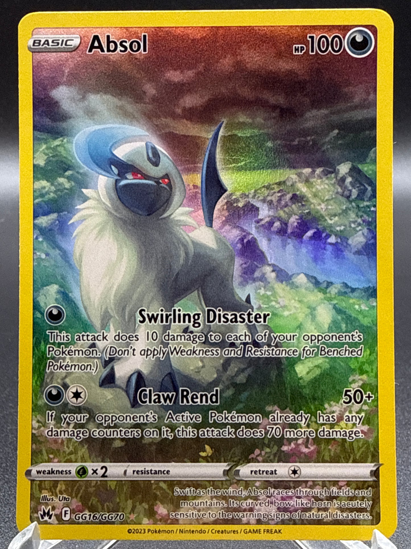 Pokémon TCG: 2023 Absol - GG16/GG70 - SWSH: Crown Zenith Galarian Gallery
