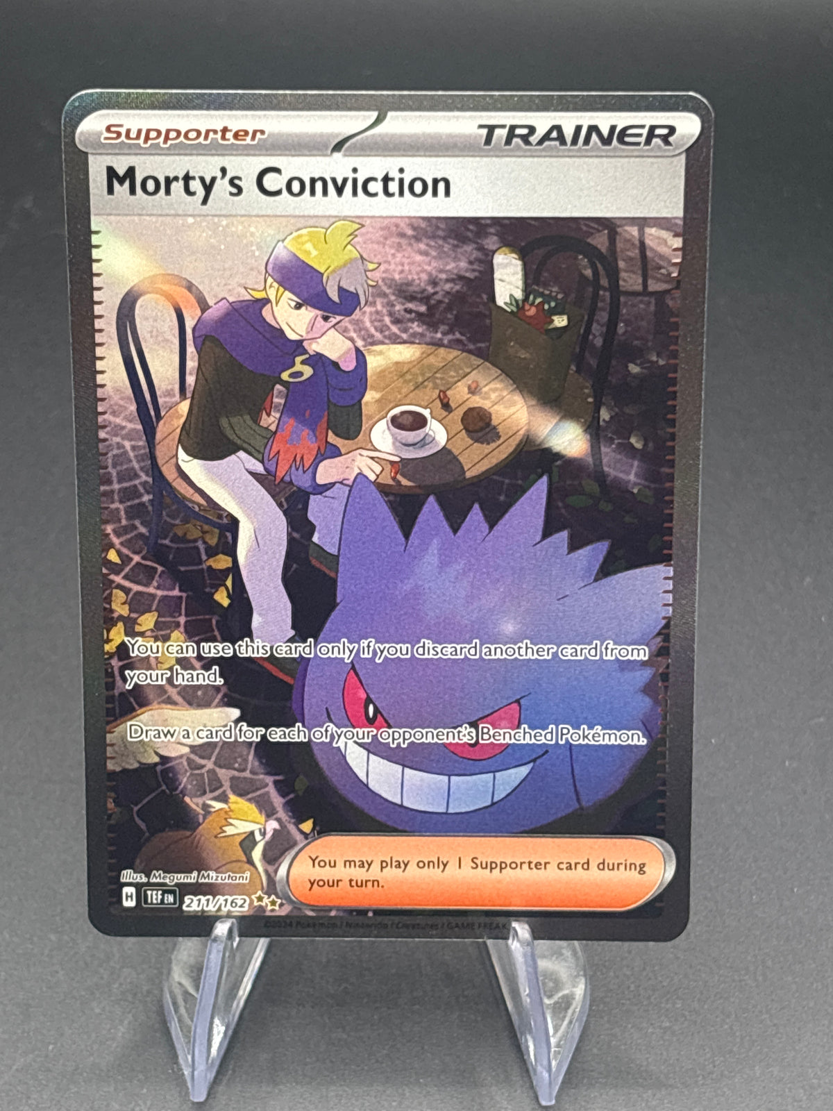 Pokémon TCG: 2024 Morty's Conviction 211/162 SV: Temporal Forces