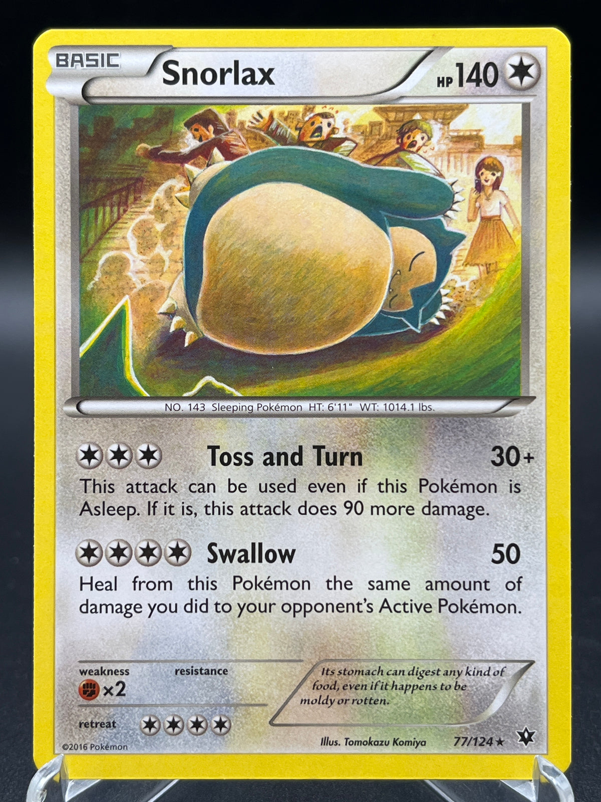 Pokémon TCG: 2016 Snorlax 77/124 - XY - Fates Collide