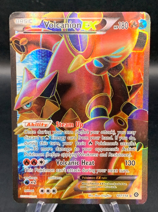 Pokémon TCG: 2016 Volcanion EX 107/114 XY: Steam Siege