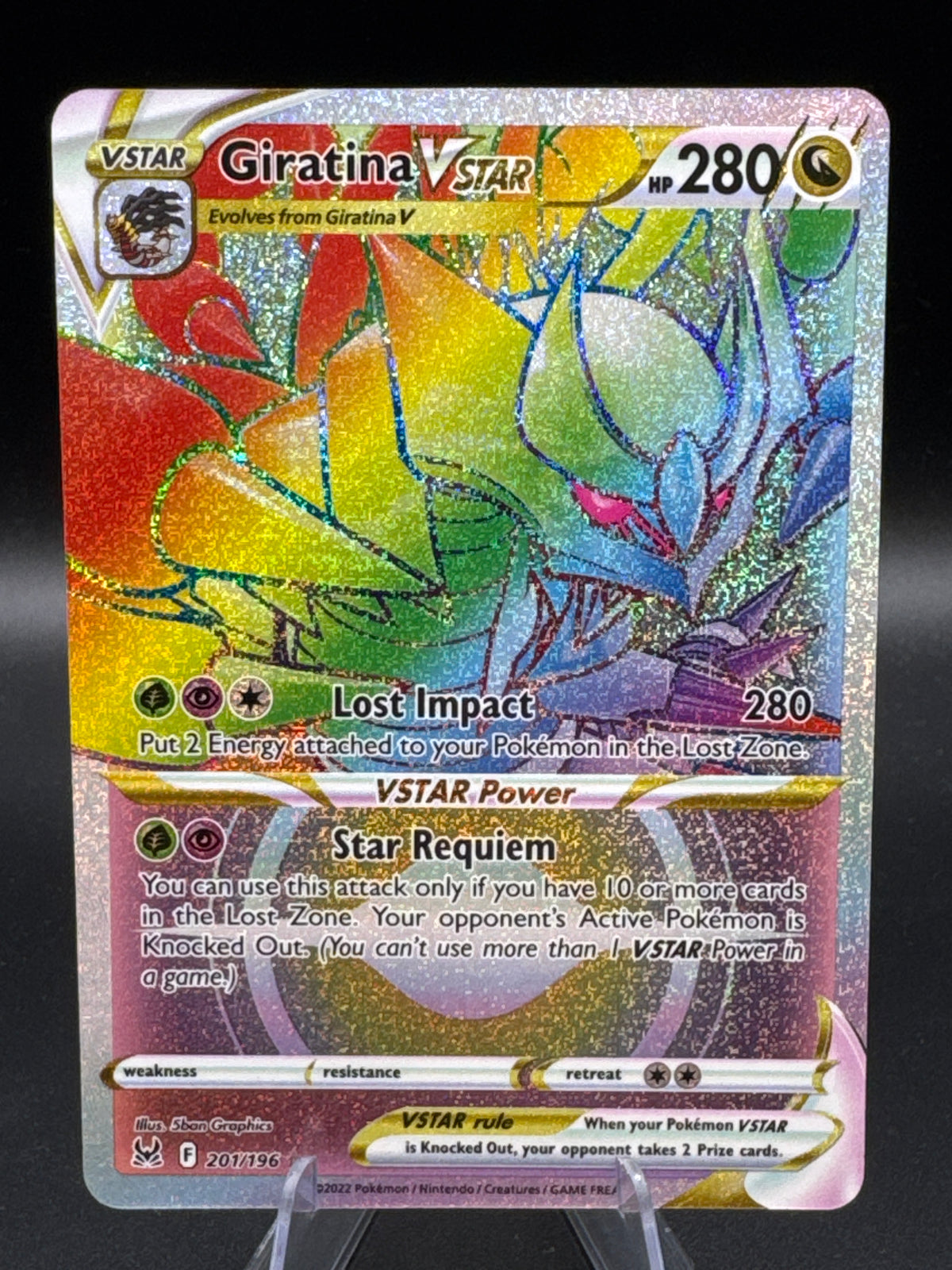 Pokémon TCG: 2022 Giratina Vstar - 201/196 - SWSH: Lost Origin