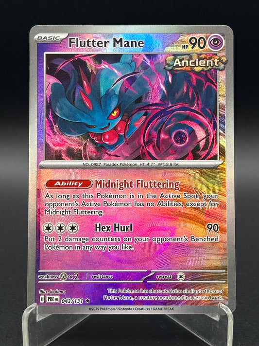 Pokémon TCG: 2025 - Flutter Mane (Master Ball Pattern) - SV: Prismatic Evolutions (PRE)