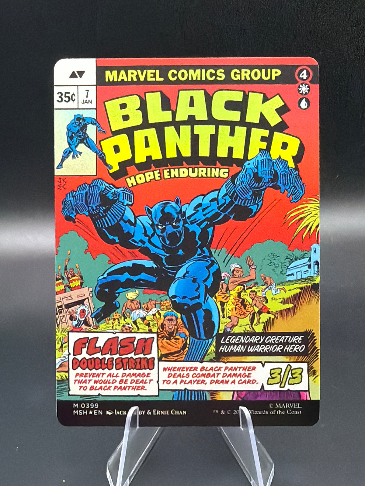 MTG TCG: 2026 King T'Challa (Borderless) (Foil) - 0399 -  Marvel Super Heroes (MSC)