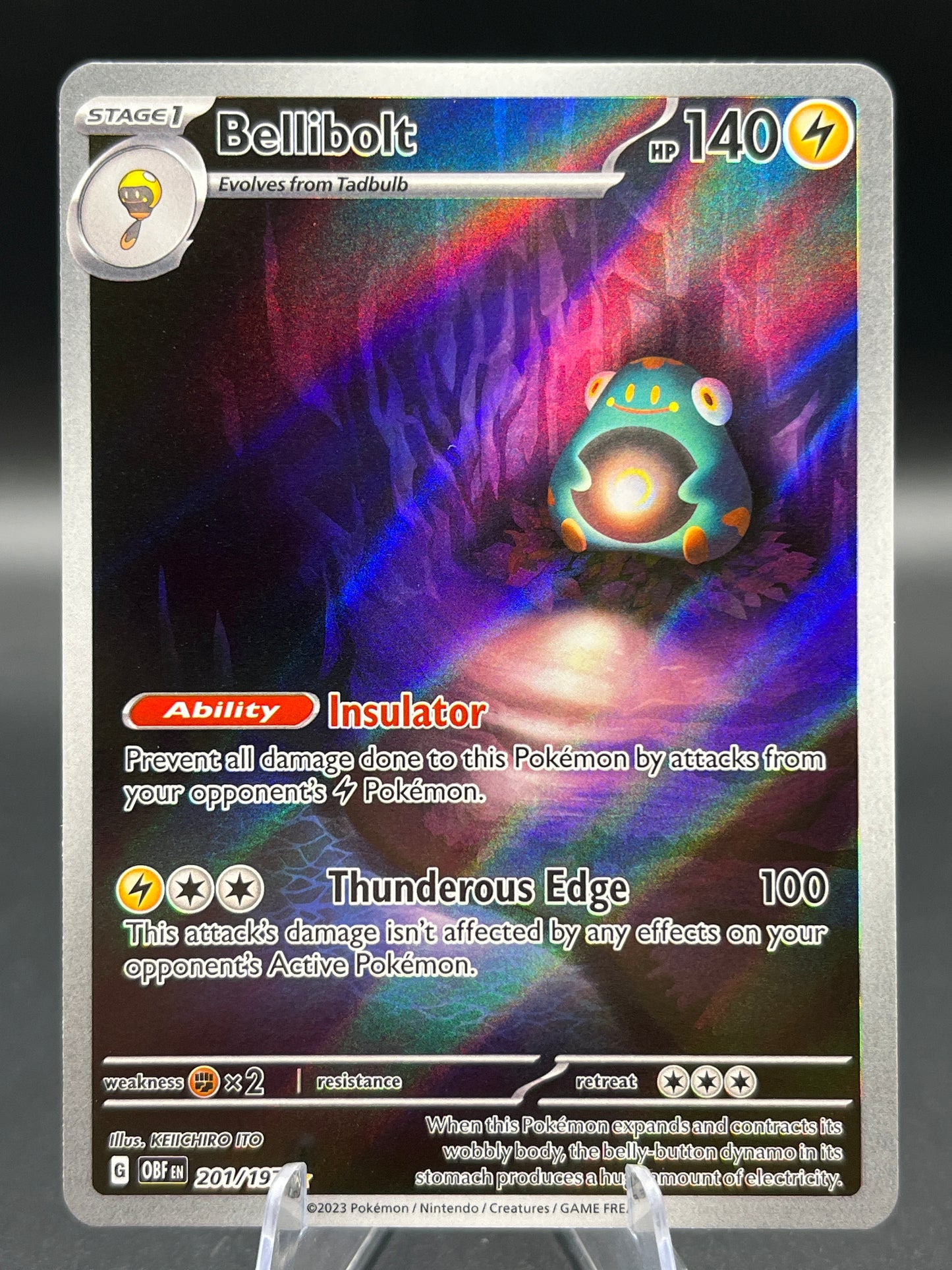 Pokémon TCG: 2023 Bellibolt - 201/197 - SV: Obsidian Flames