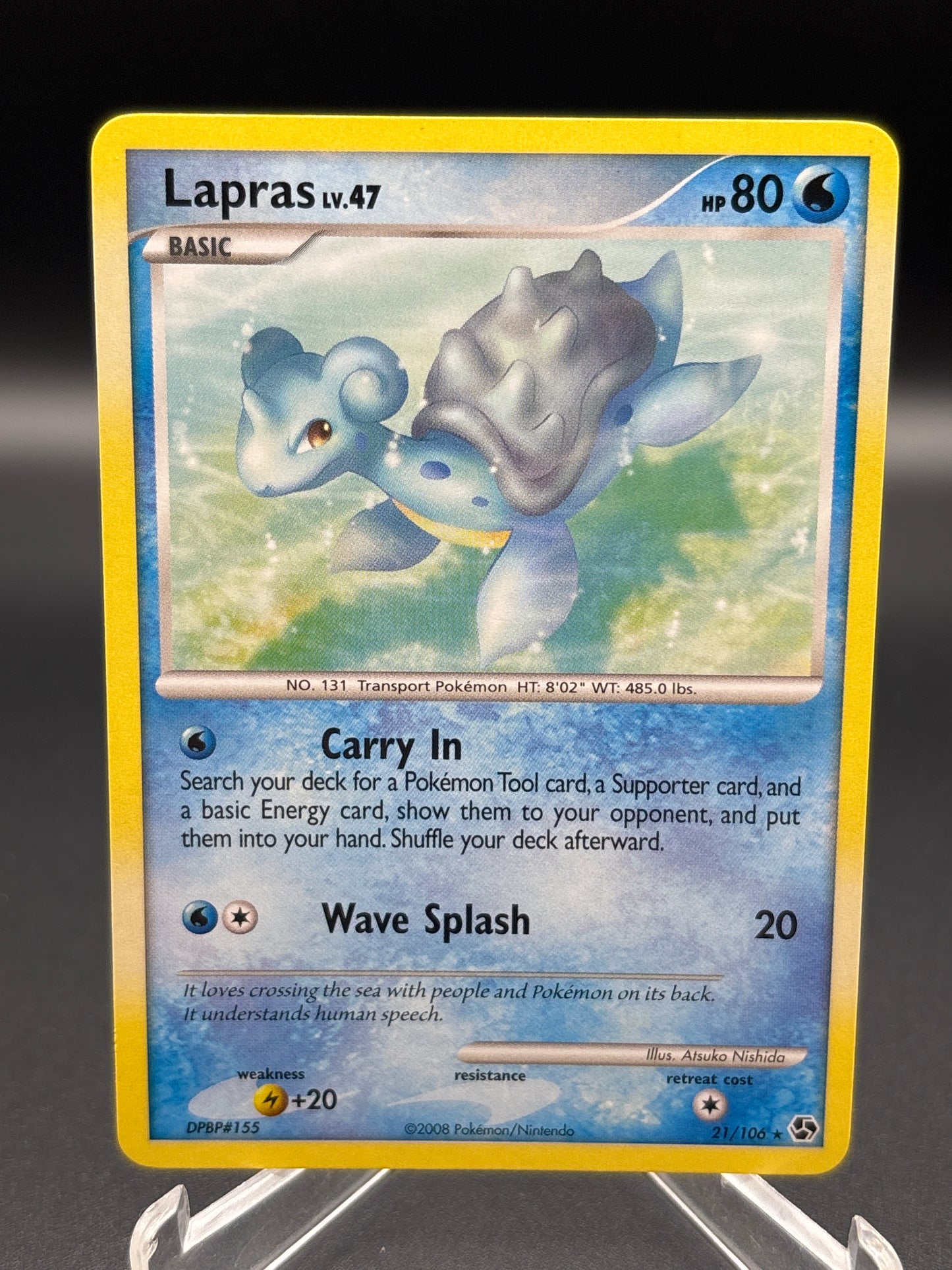 Pokémon TCG: 2008 Lapras 21/106 Great Encounters