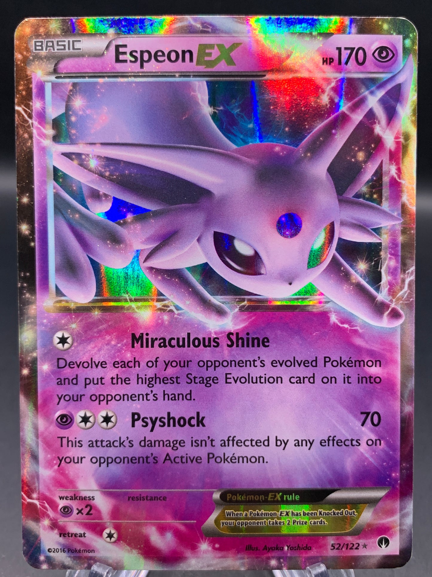 Pokémon TCG: 2016 Espeon EX - 52/122 - XY: BREAKpoint