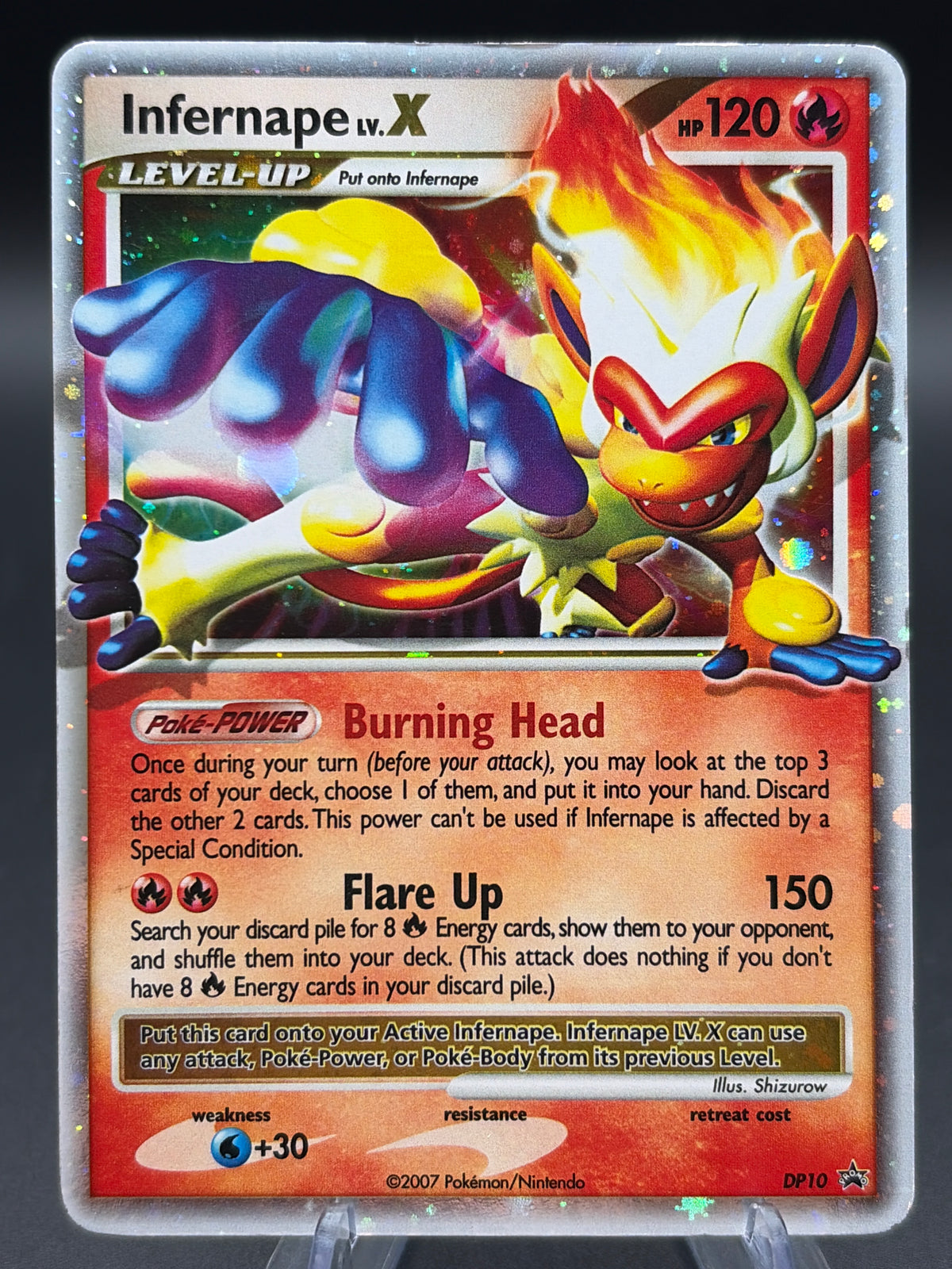 Pokémon TCG: 2007 Infernape LV.X - DP10 -  Diamond and Pearl Promos (D)