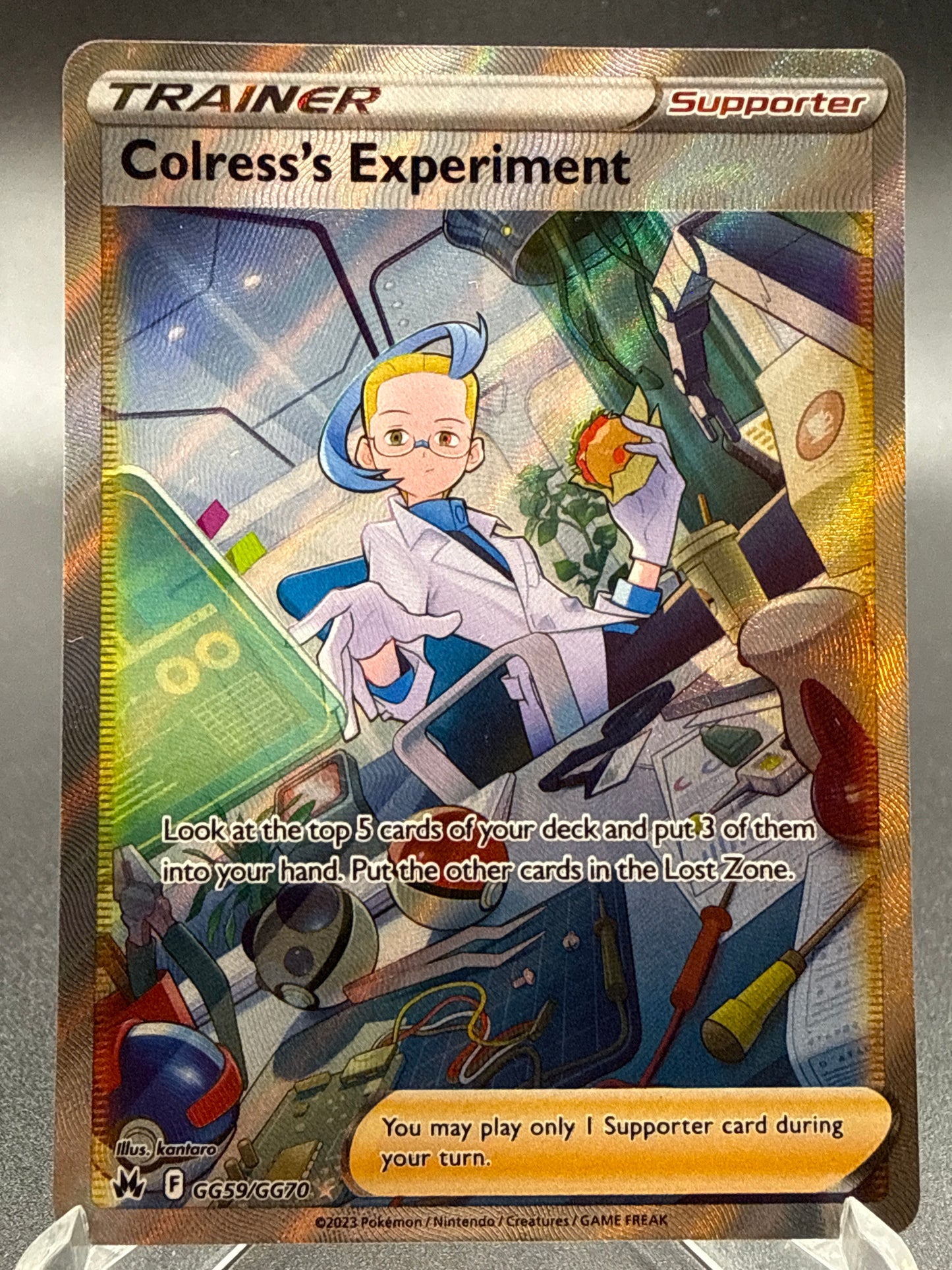 Pokémon TCG: 2023 Colress’s Experiment GG59/GG70 SWSH: Crown Zenith Galarian Gallery