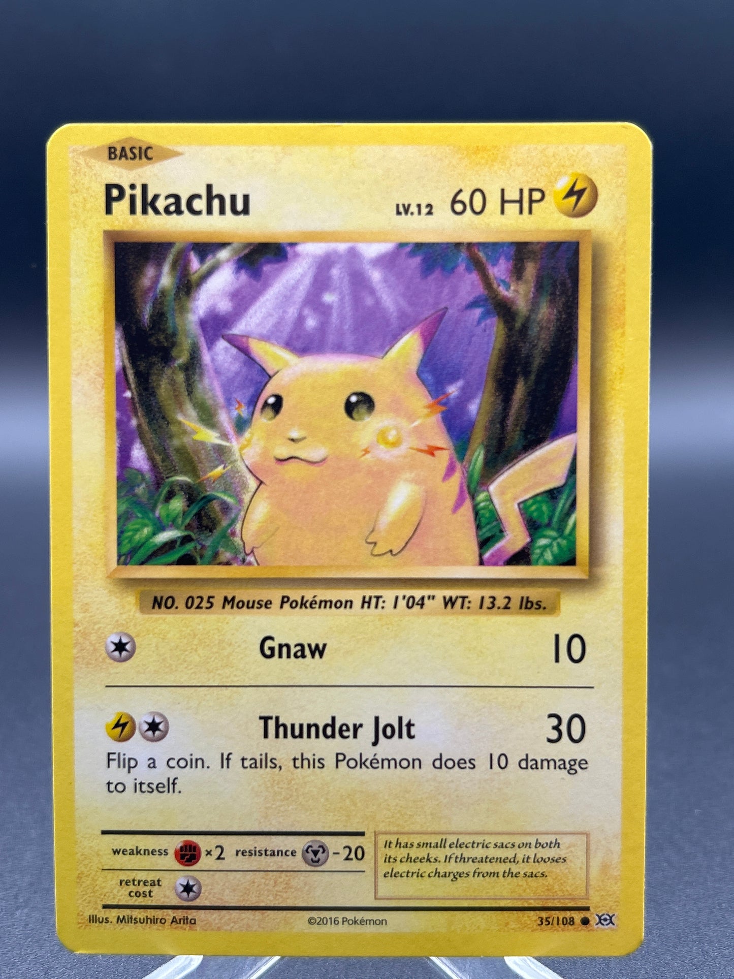 Pokémon TCG: 2016 Pikachu - 35/108  XY: Evolution