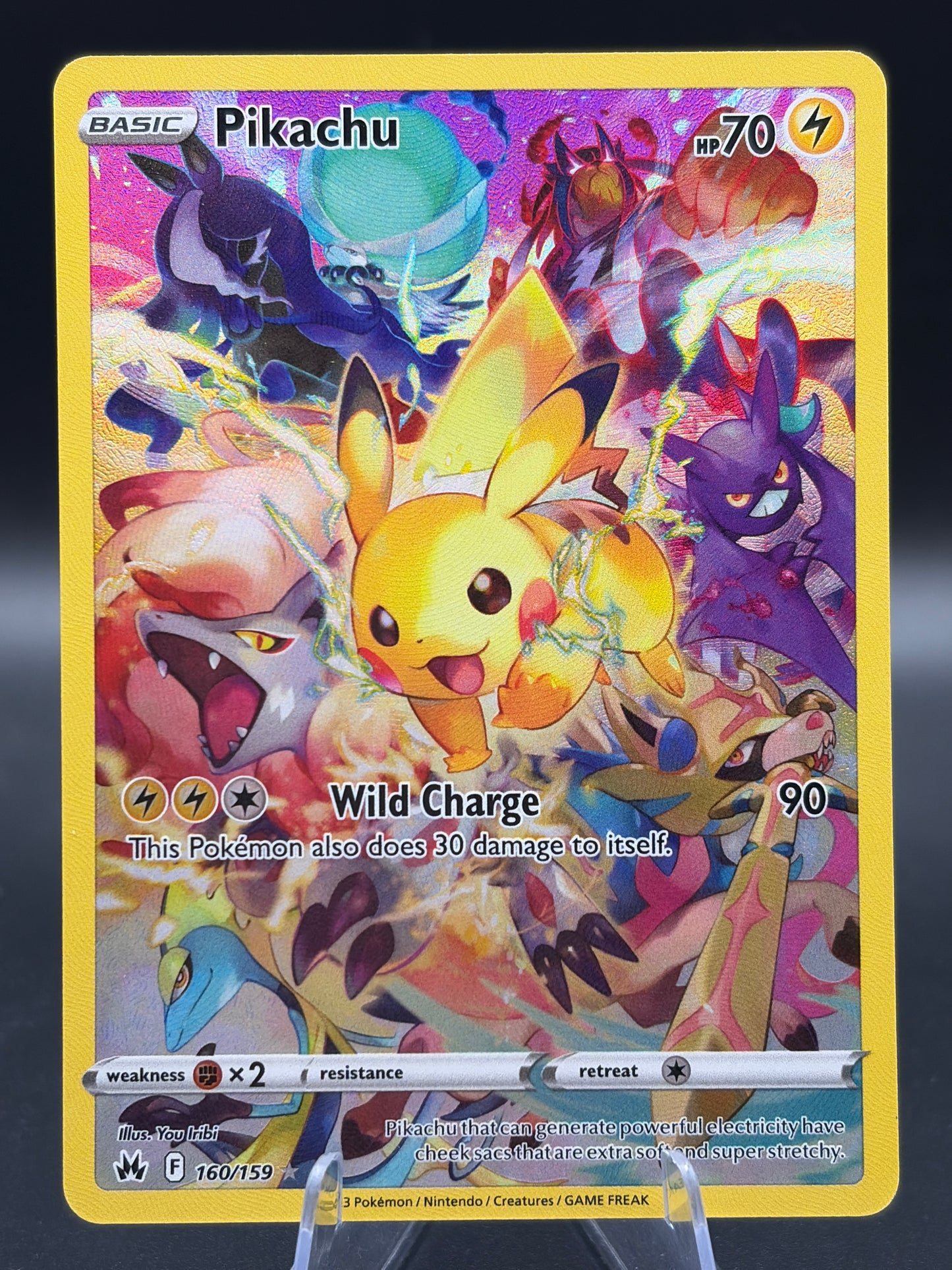Pokémon TCG: 2023 Pikachu - 160/159 - SWSH: Crown Zenith