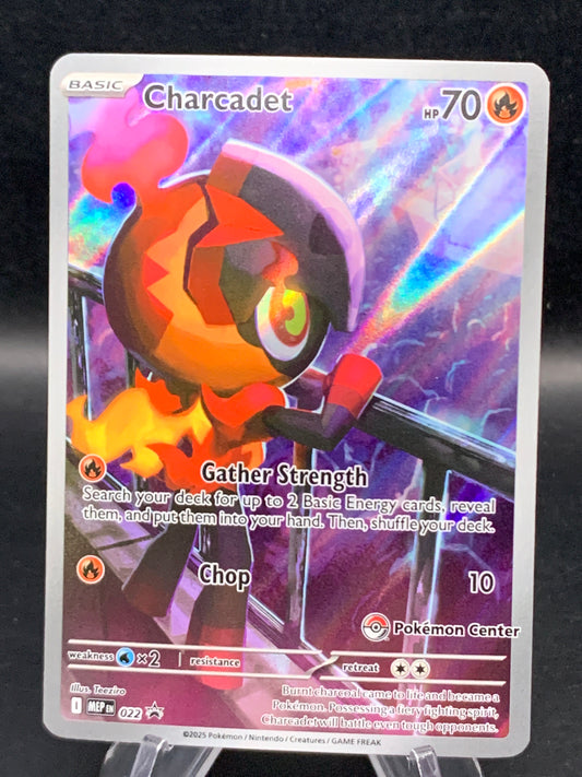 Pokémon TCG: 2025 Charcadet - #022 - MEP: Mega Evolution  Pokémon Center Stamped Promo