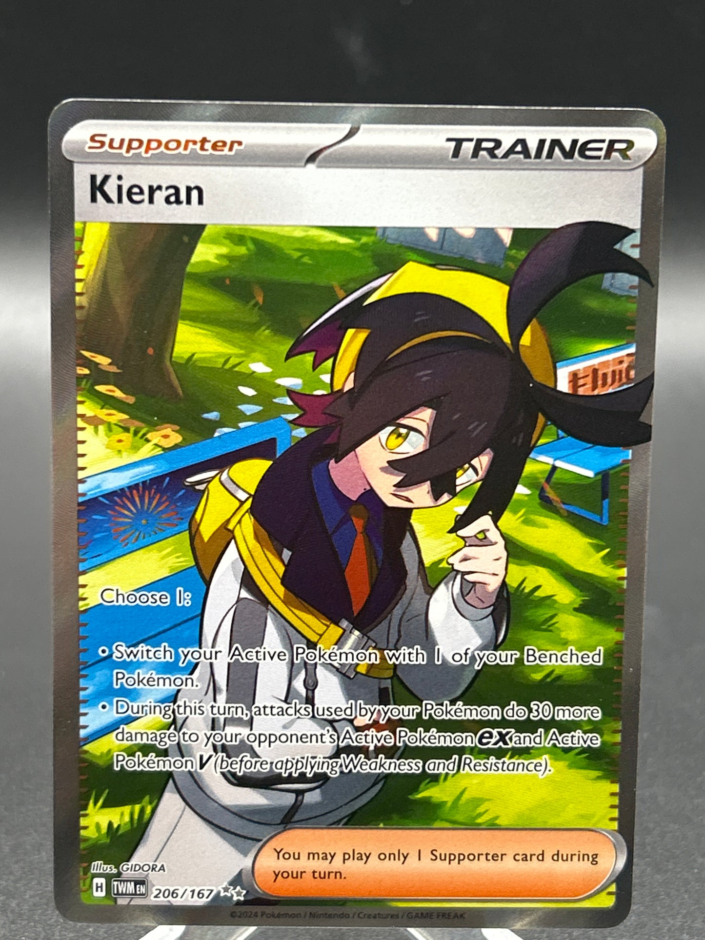 Pokémon TCG: 2024 Kieran 206/167 SV: Twilight Masquerade