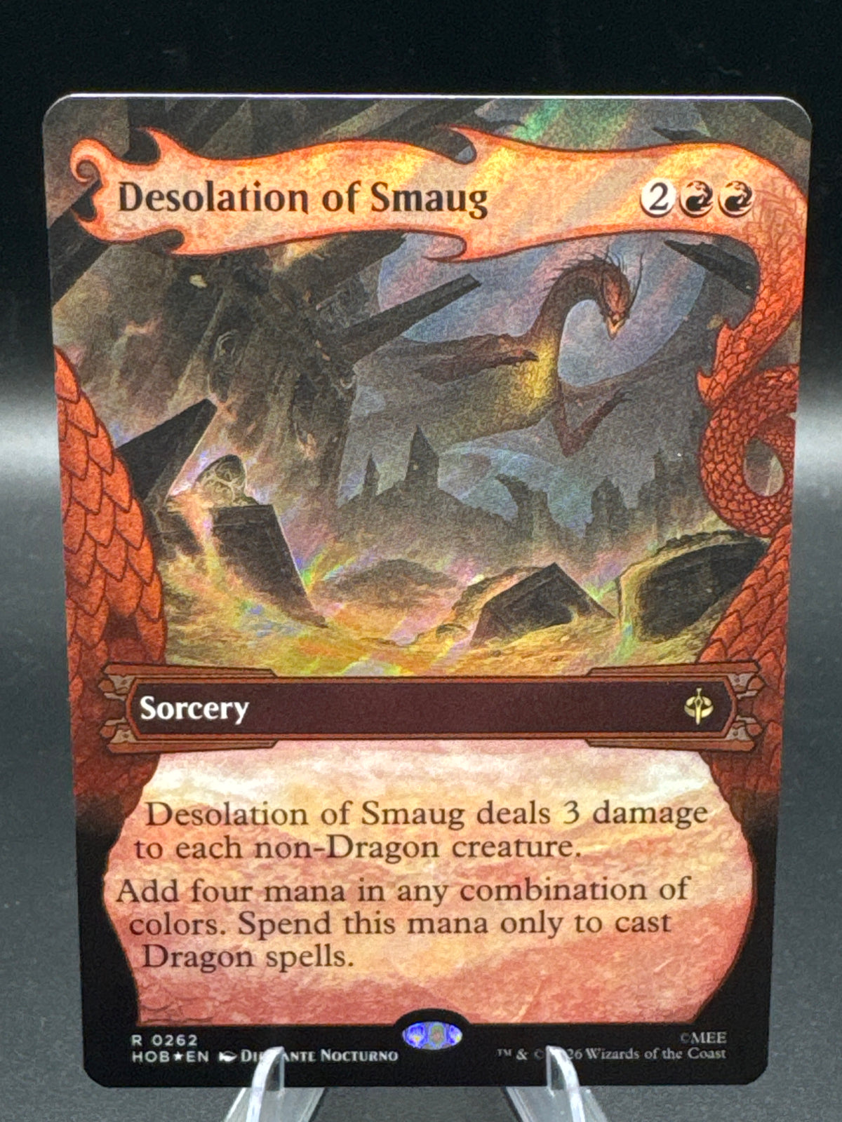 MTG TCG: 2026 Desolation of Smaug (Showcase) (Surge Foil) - 0262 - The Hobbit (HOB)