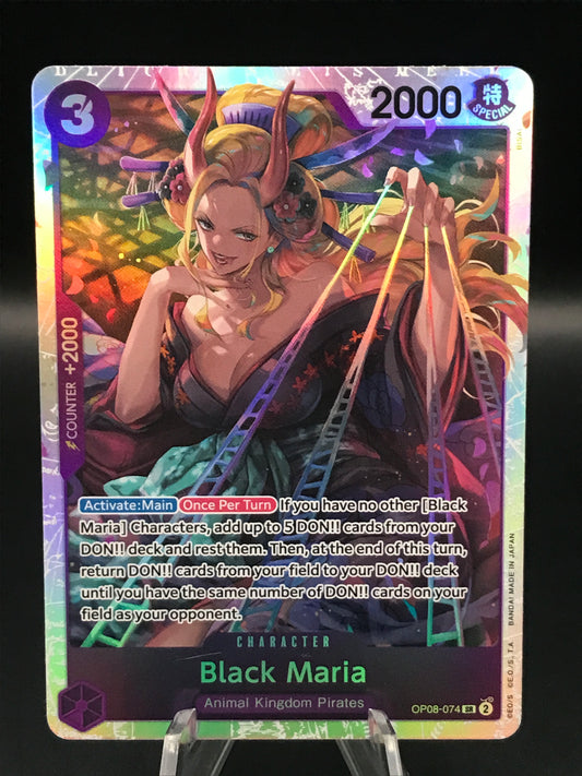 One Piece TCG: Black Maria OP08-074 SR Two Legends