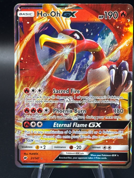 Pokémon TCG: 2017 Ho-oh GX 21/147 SM: Burning Shadows