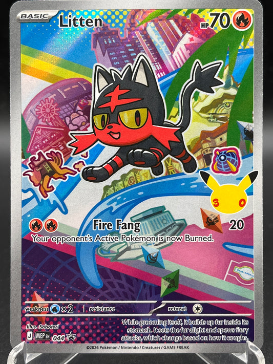 Pokémon TCG: 2026 Litten - 044 - ME: Mega Evolution Promo