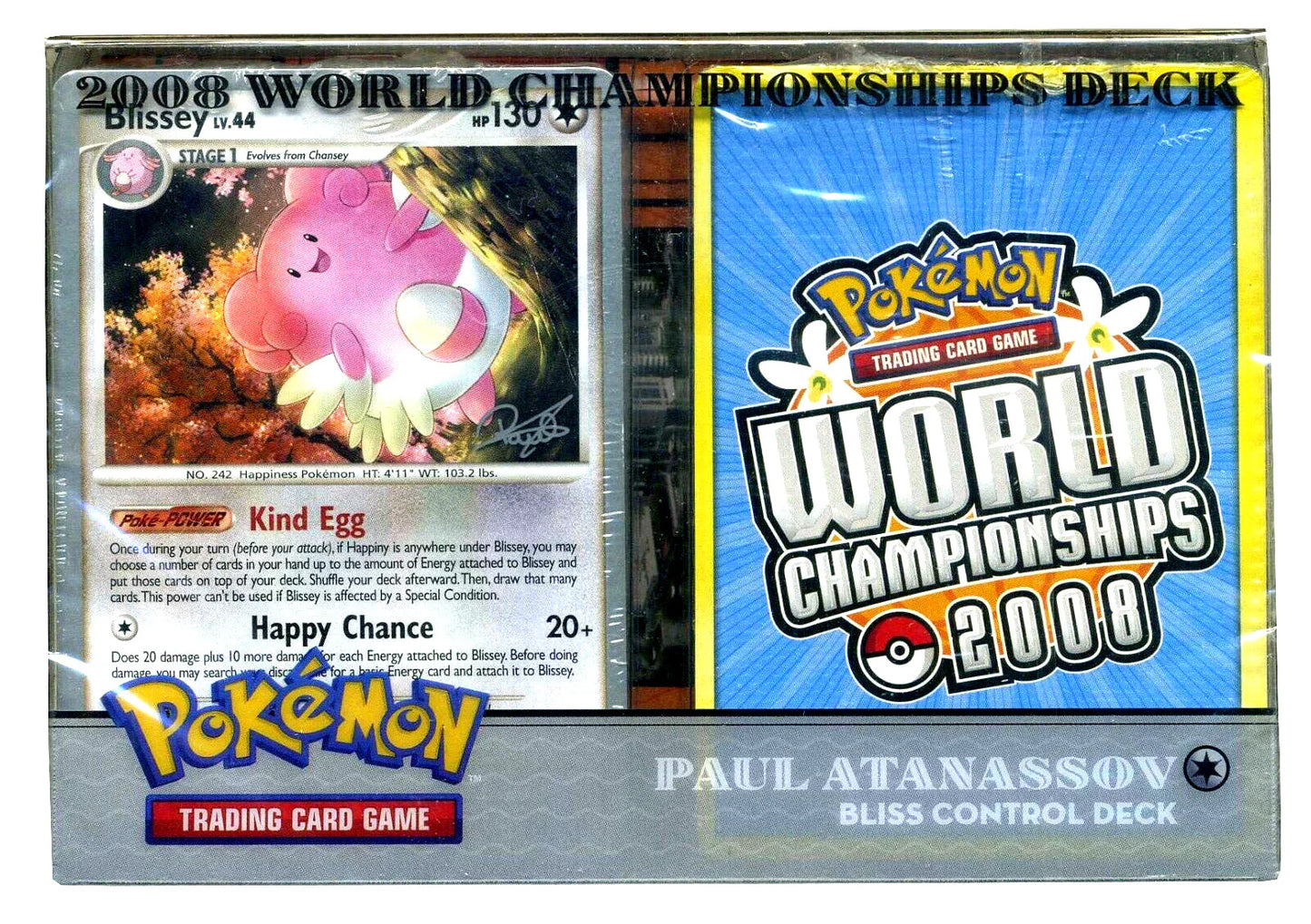 Pokémon TCG: 2008 World Championships Deck - Paul Atanassov Bliss Control Deck