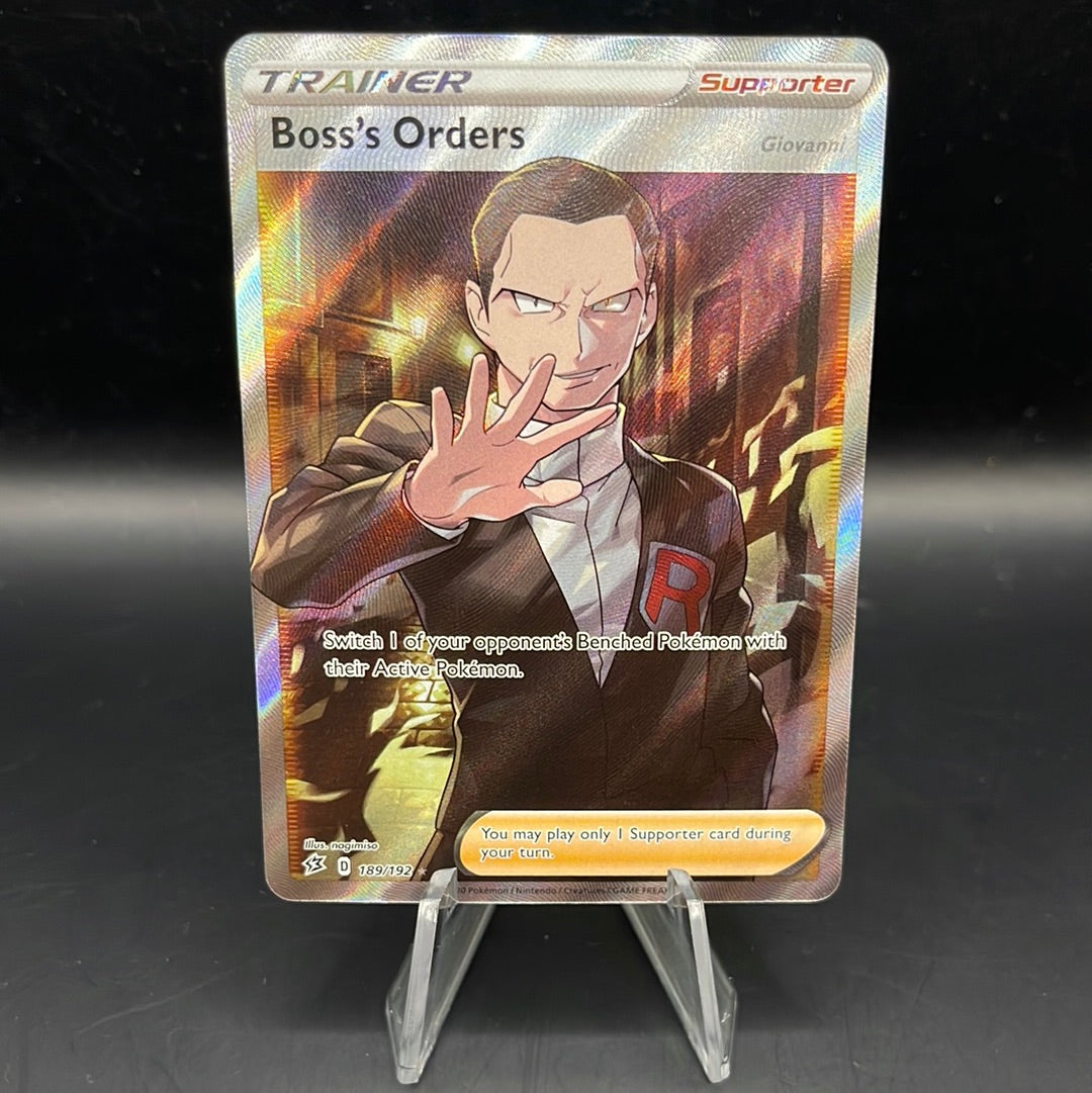 Pokémon TCG: 2020 Boss’s Order 189/192 SW&SH Rebel Clash Full Art