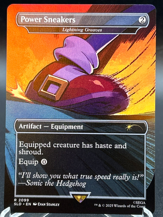 MTG TCG: Power Sneakers - Lightning Greaves R 2099 SLD: Secret Lair Drop Series (Secret Lair x Sonic)