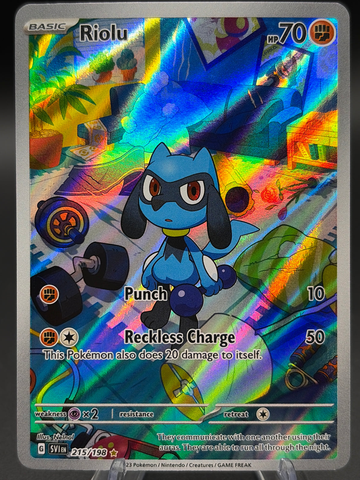 Pokémon TCG: 2023 Riolu - 215/198 - SV: Scarlet & Violet Base